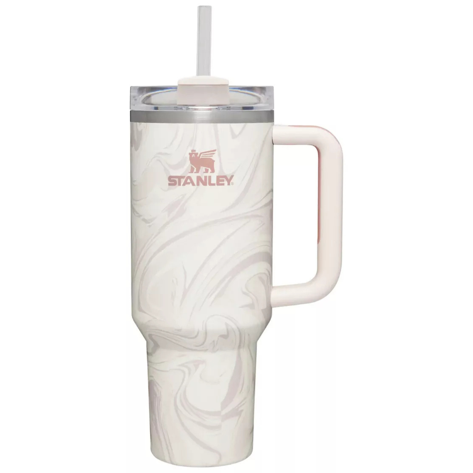 STANLEY QUENCHER H2.0 FLOWSTATE™ TUMBLER ROSE QUARTZ SWIRL│40oz