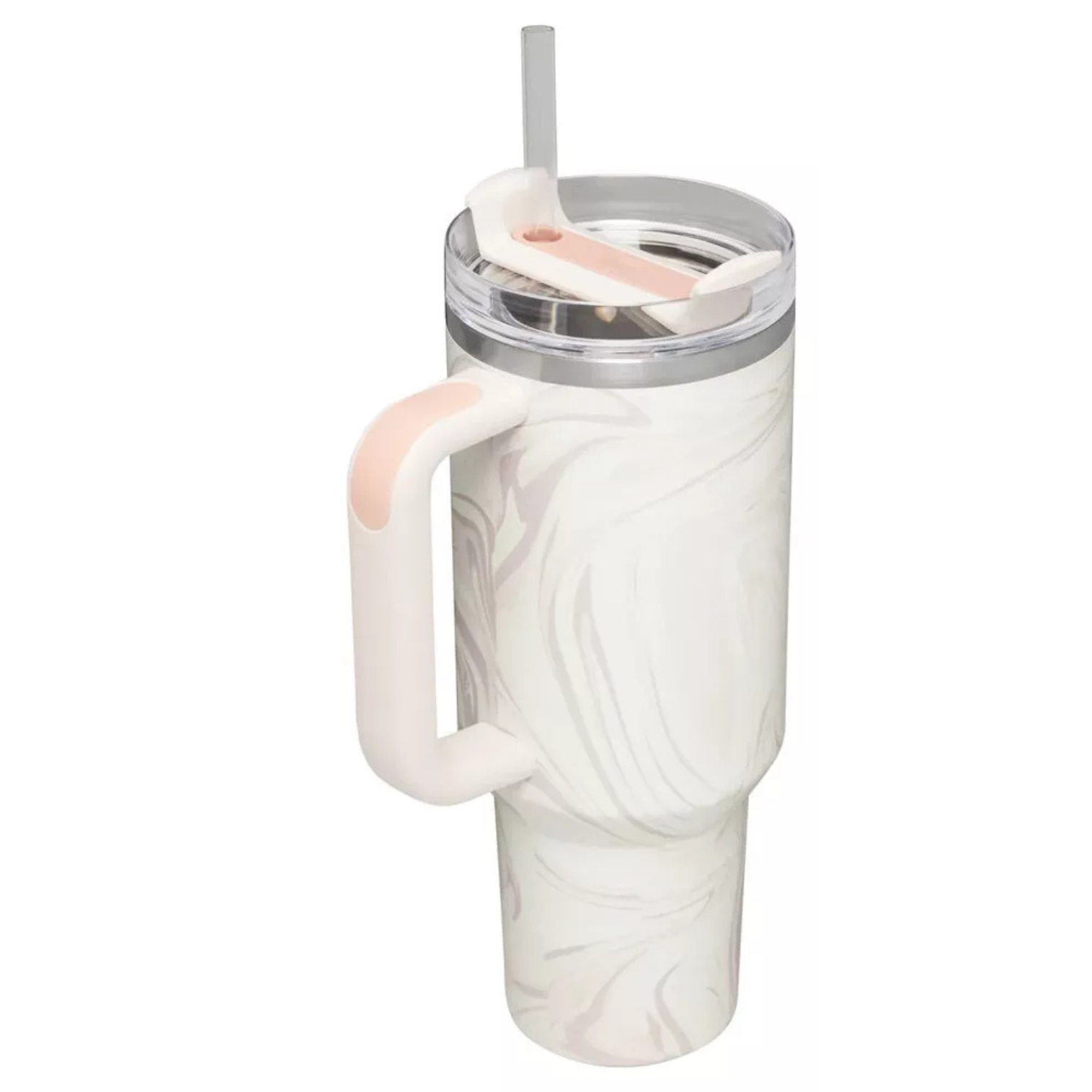 STANLEY QUENCHER H2.0 FLOWSTATE™ TUMBLER ROSE QUARTZ SWIRL│40oz